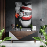 Money Brushed Aluminium Dibond Wall Art.